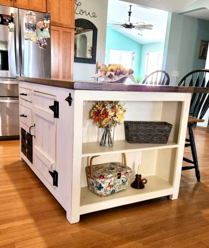 Kitchen Island Design, Custom Kitchen Cabinets, Kitchen Island, Kitchen island with storage. Take a look at our newest design.
